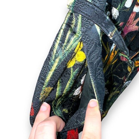 NWT Oscar De La Renta Floral Print Midi Length Dress Sz 12 - Picture 9 of 11